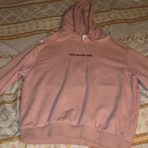 “You Glow Girl” Light Pink Sweatshirt